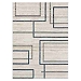 Blue and Gray Contemporary Geo Area Rug, 5x7