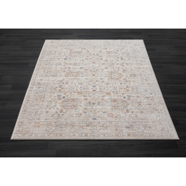Gray Subtle Pattern Area Rug, 5x7