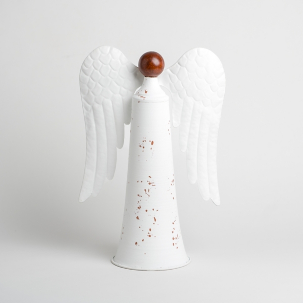 White Elegant Modern Angel Tree Topper