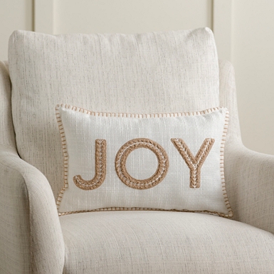 Joy christmas pillow outlet