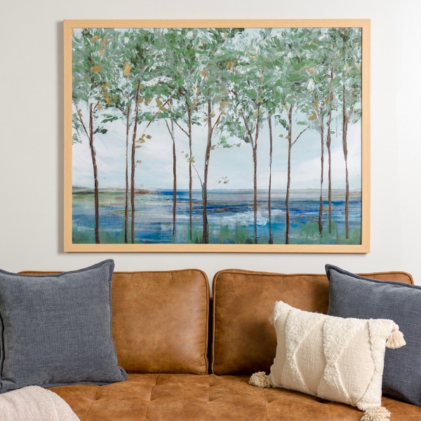 Forest Peak II Wood Framed Art Print