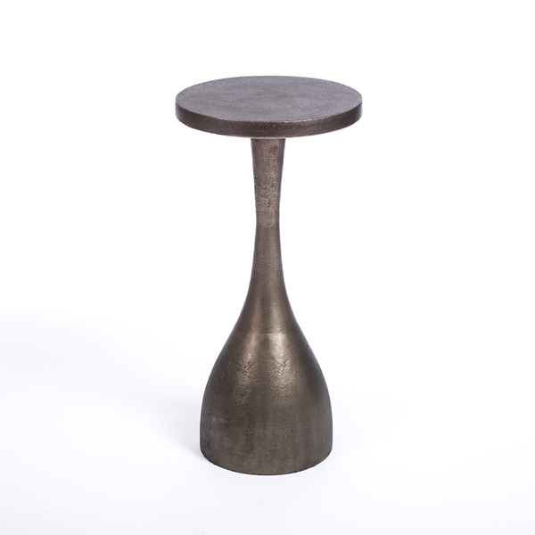 Bronze Metal Tapered Cocktail Table