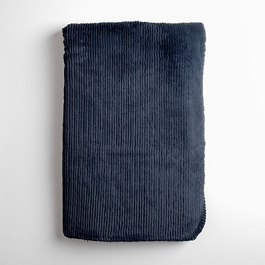 Gray Full/Queen Oversize Plush Blanket