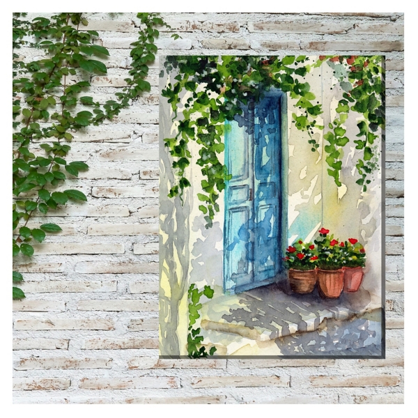 Late Day Shadows Outdoor Canvas Art Print