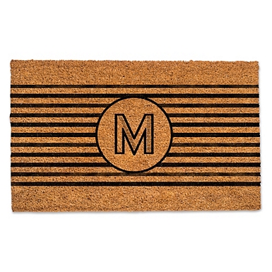 Horizontal Stripe Coir Doormat