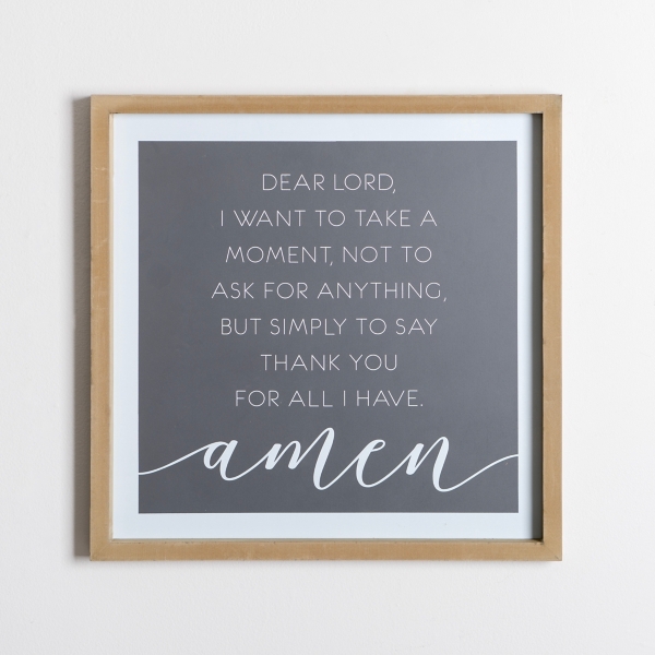 Thank You Prayer Wall Plaque | Kirklands Home
