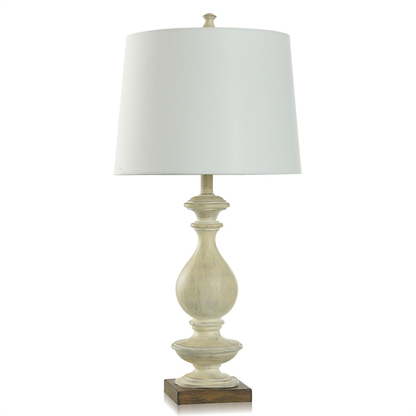 White Carved Traditional Table Lamp | Kirklands Home