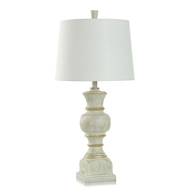 Caroline distressed store cream table lamp