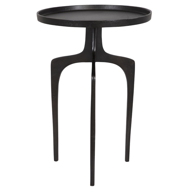 Black Metal Arched Legs Side Table Kirklands Home