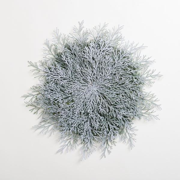 Flocked Green Cedar Placemat Kirklands Home