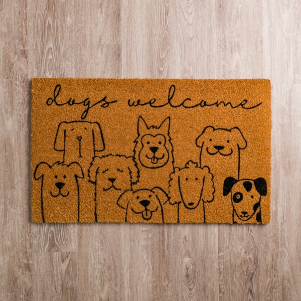 Cute Dogs Welcome Doormat | Kirklands Home