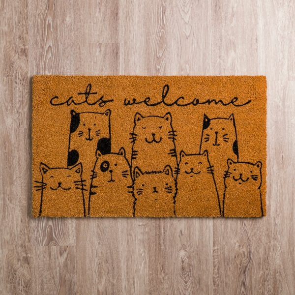 Cute Cats Welcome Doormat
