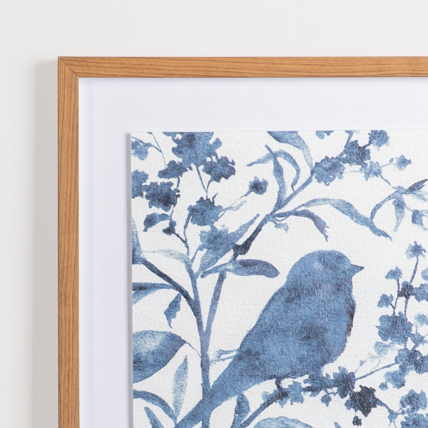 Bluebird on Branch I Framed Art Print