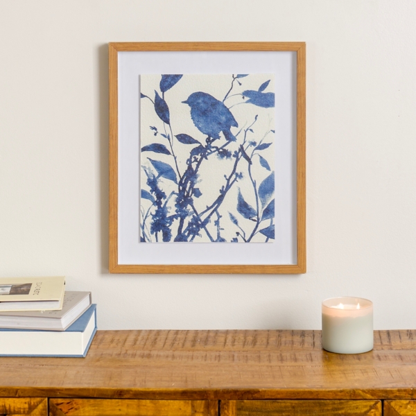 Bluebird on Branch II Framed Art Print