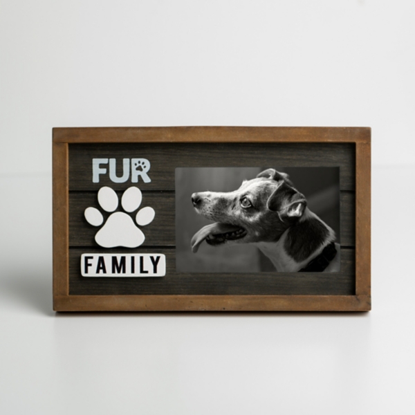 Fur Family Picture Frame, 4x6