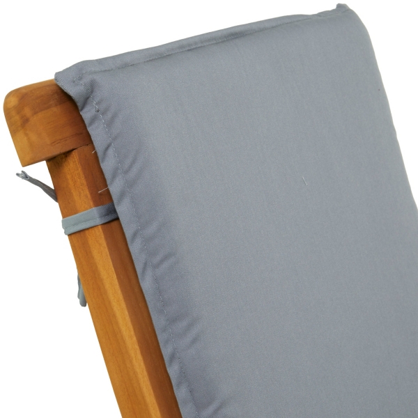 Brown Wood Outdoor Folding Dining Chairs, Set of 2