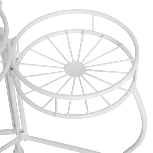 Metal Starburst 3-Tier Plant Stand