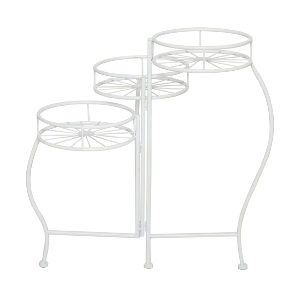 Metal Starburst 3-Tier Plant Stand