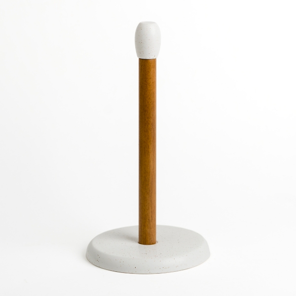 White ceramic best sale paper towel holder