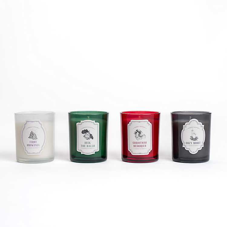 Holiday Jar Candles 4-pc. Box Set | Kirklands Home