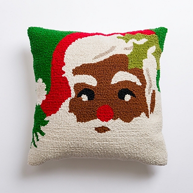 Jolly Father Christmas Throw Pillow Cover & Insert