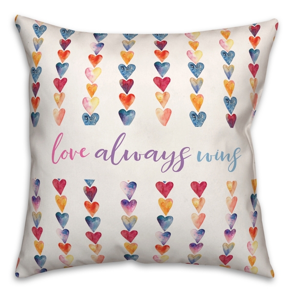 Love Always Wins Outdoor Pillow Kirklands Home