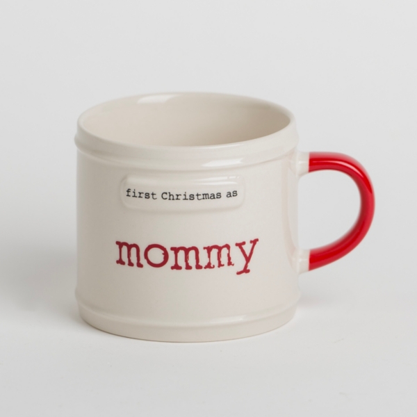 First Christmas As A Mom Funny Christmas Gift New Mommy Mug 11oz 
