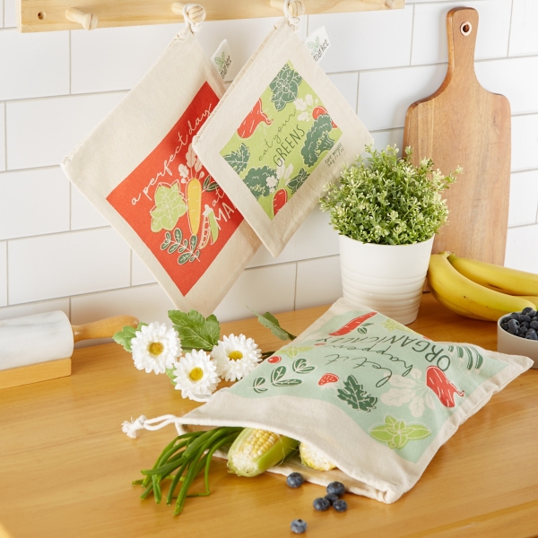 Market Veggies Produce Bags, Set of 3