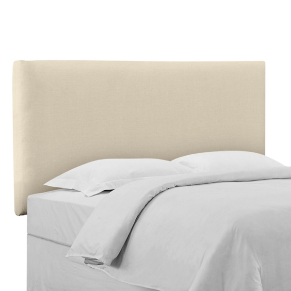 Ivory Padded Linen Full/Queen Headboard Kirklands Home