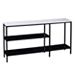 Black and White Multi-Level Console Table