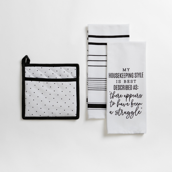 Housekeeping 3pc. Kitchen Towel Potholder Set Kirklands Home