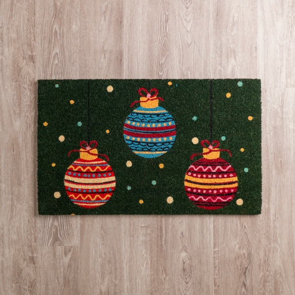 Christmas Tree Ornaments Coir Doormat Kirklands Home