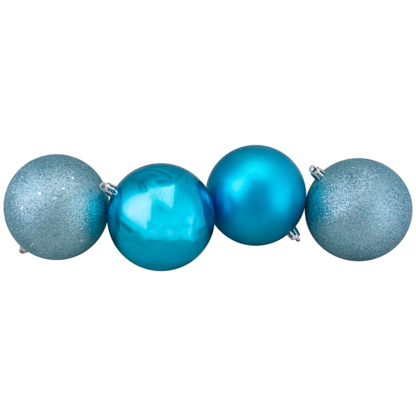 Shatterproof Turquoise Multi 32-pc. Ornaments