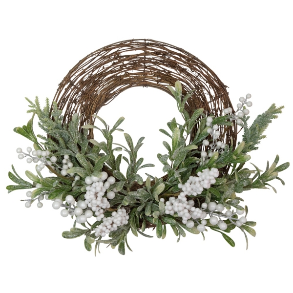Twig and Frosted Berry Wreath