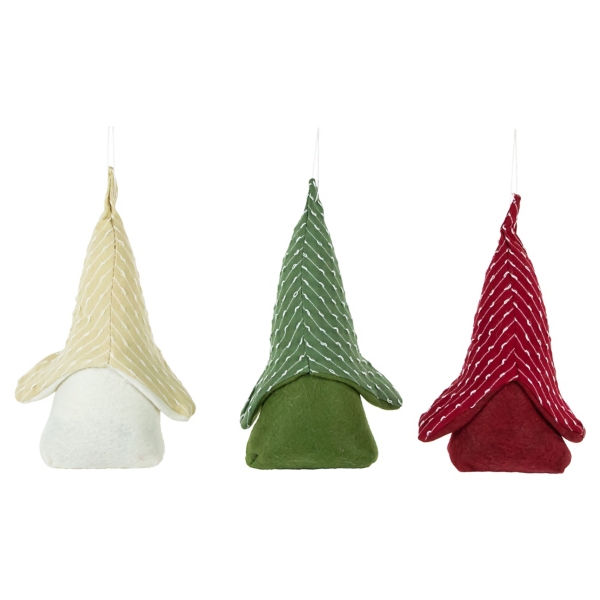 Plush Striped Hat Gnomes, Set of 3