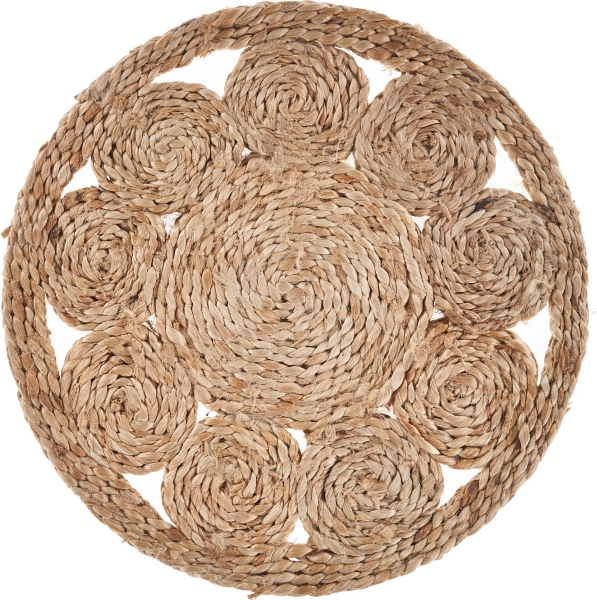 Round Decorative Braided Jute Placemats, Set of 2 Kirklands Home