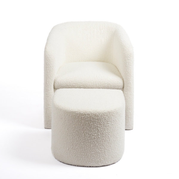 White cozy online chair