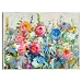 All the Bright Flowers Framed Canvas Art Print