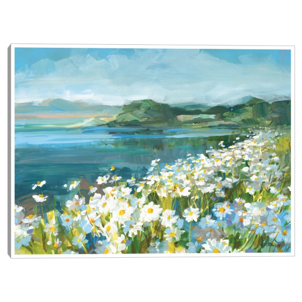 Wild Daisy Bay Framed Canvas Art Print Kirklands Home