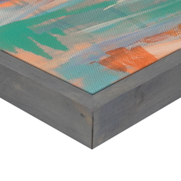 Trio Light Framed Canvas Art Print