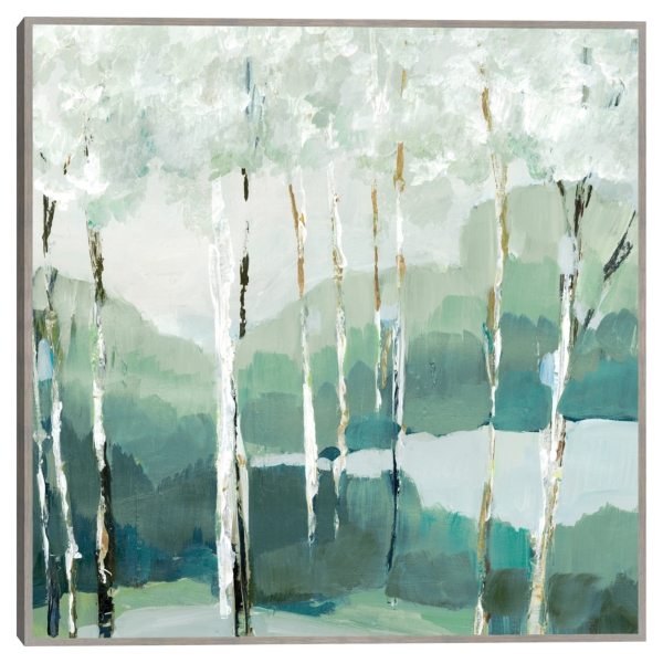 Quiet Birch Forest II Framed Canvas Art Print Kirklands Home