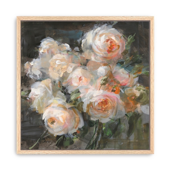 Braderie Roses Framed Canvas Art Print Kirklands Home
