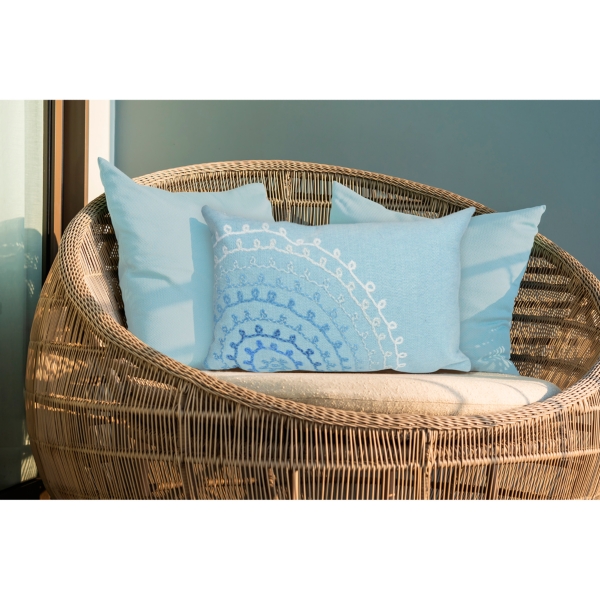 Lamontage Swirl Outdoor Lumbar Pillow