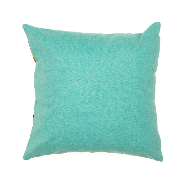 Blue & Red Lamontage Stripe Outdoor Lumbar Pillow