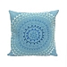 Blue Lamontage Swirl Outdoor Throw Pillow