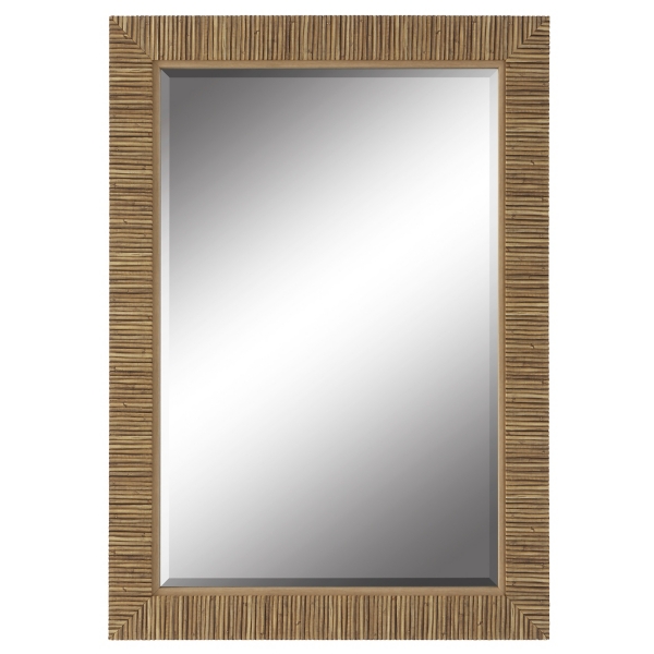 Natural Coastal Rectangular Wall Mirror Kirklands Home