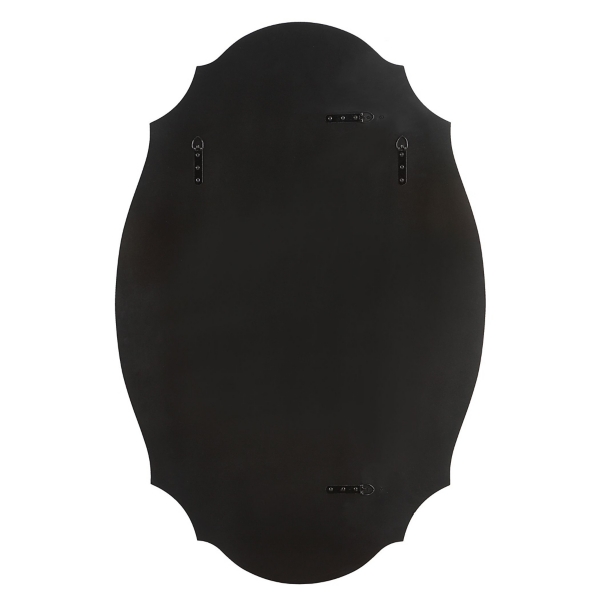 Antique Bronze Curved Wall Mirror