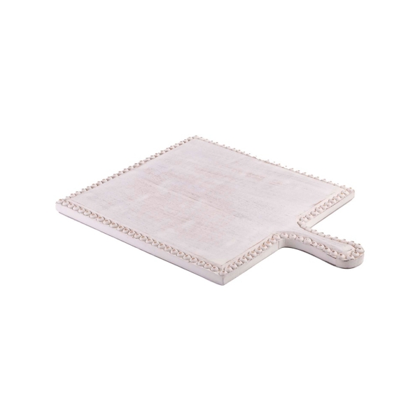 Whitewashed Wood Beaded Edge Cutting Board, 12x16 Kirklands Home