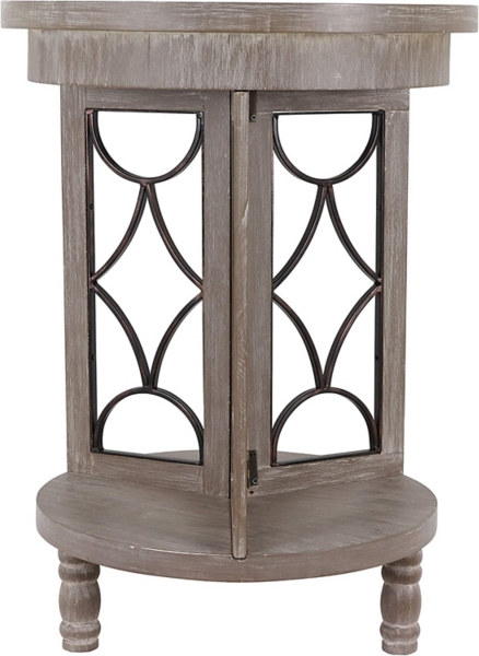 Roberta Gray Wood Decorative Metal Accent Table Kirklands Home