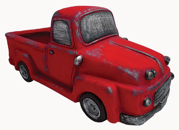 Red Vintage Pickup Truck Planter | Kirklands Home
